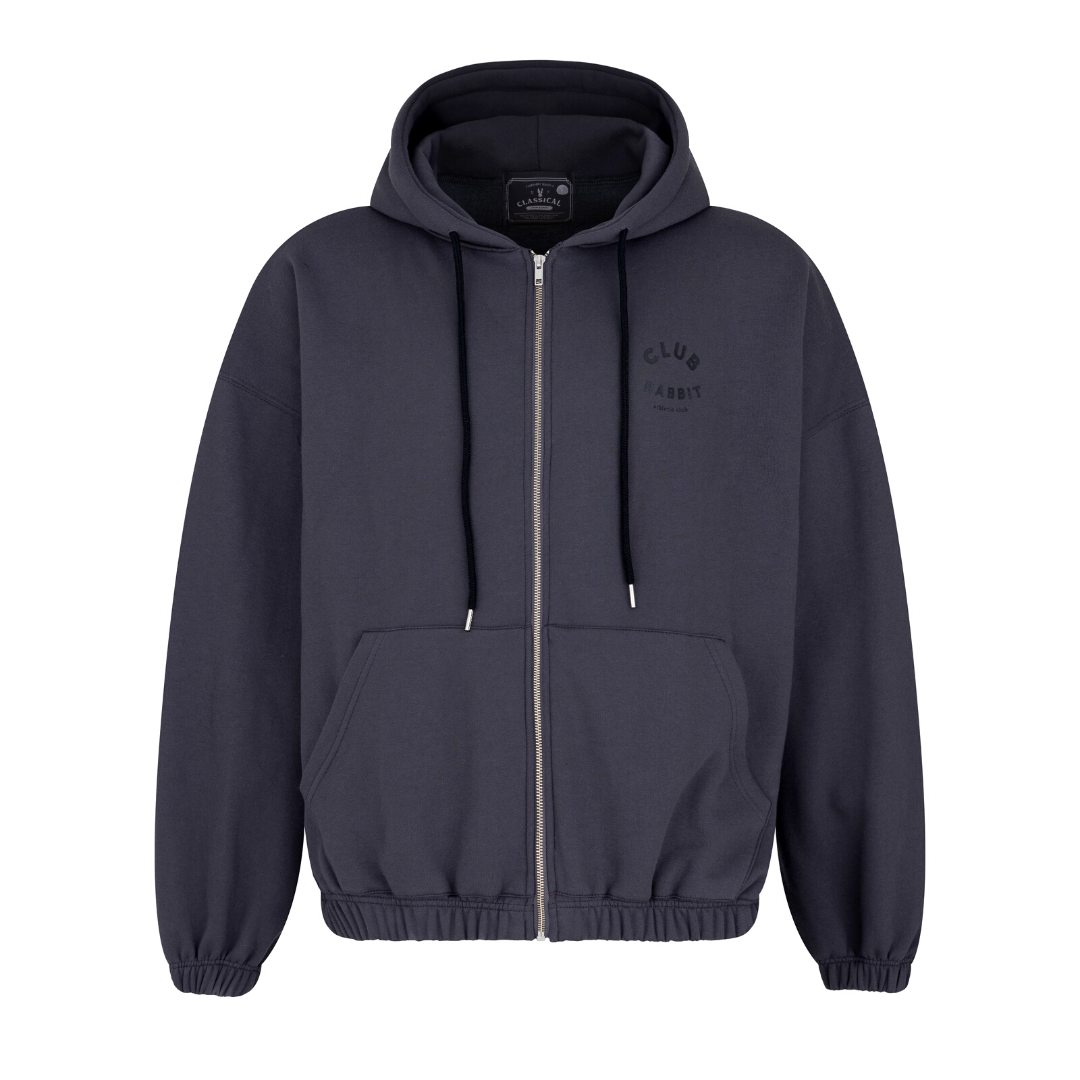 ONE fleece zip-up hoodie